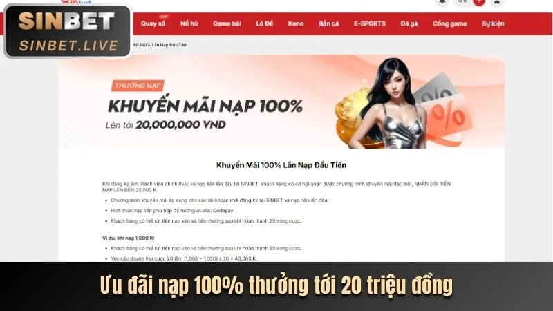 Ưu đãi chào mừng cho người chơi mới tại sodo66